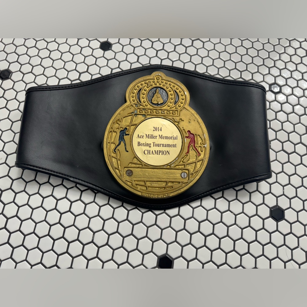 Ringside 2014 ace miller memorial boxing tournament champion belt